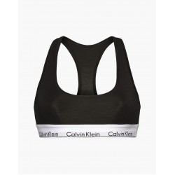 Calvin Klein Unlined Bralette 0000F3785E-001  με φαρδύ λάστιχο και αθλητική πλάτη ΜΑΥΡΟ