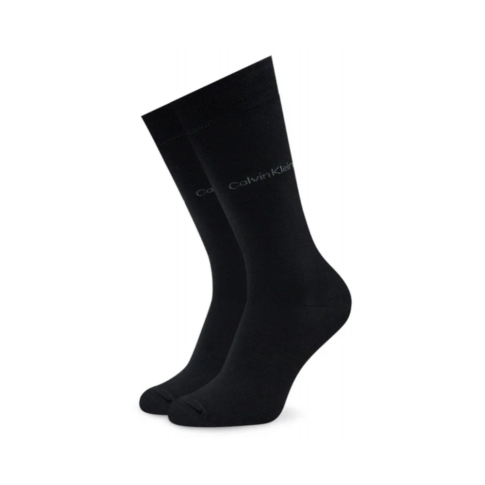 Ανδρικές Κάλτσες Calvin Klein Ck Men Sock 2p Badge Black 701224111-001