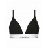 Calvin Klein Light Lined Bralette  000QF5650EE-001 Γυναικείο Bralette με φαρδύ λάστιχο αφαιρούμενη επένδυση ΜΑΥΡΟ