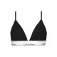 Calvin Klein Light Lined Bralette  000QF5650EE-001 Γυναικείο Bralette με φαρδύ λάστιχο αφαιρούμενη επένδυση ΜΑΥΡΟ