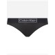 CALVIN KLEIN Thong 000QF6774E-UB1, Γυναικείο Εσώρουχο Στρινγκ με λογότυπο ΜΑΥΡΟ