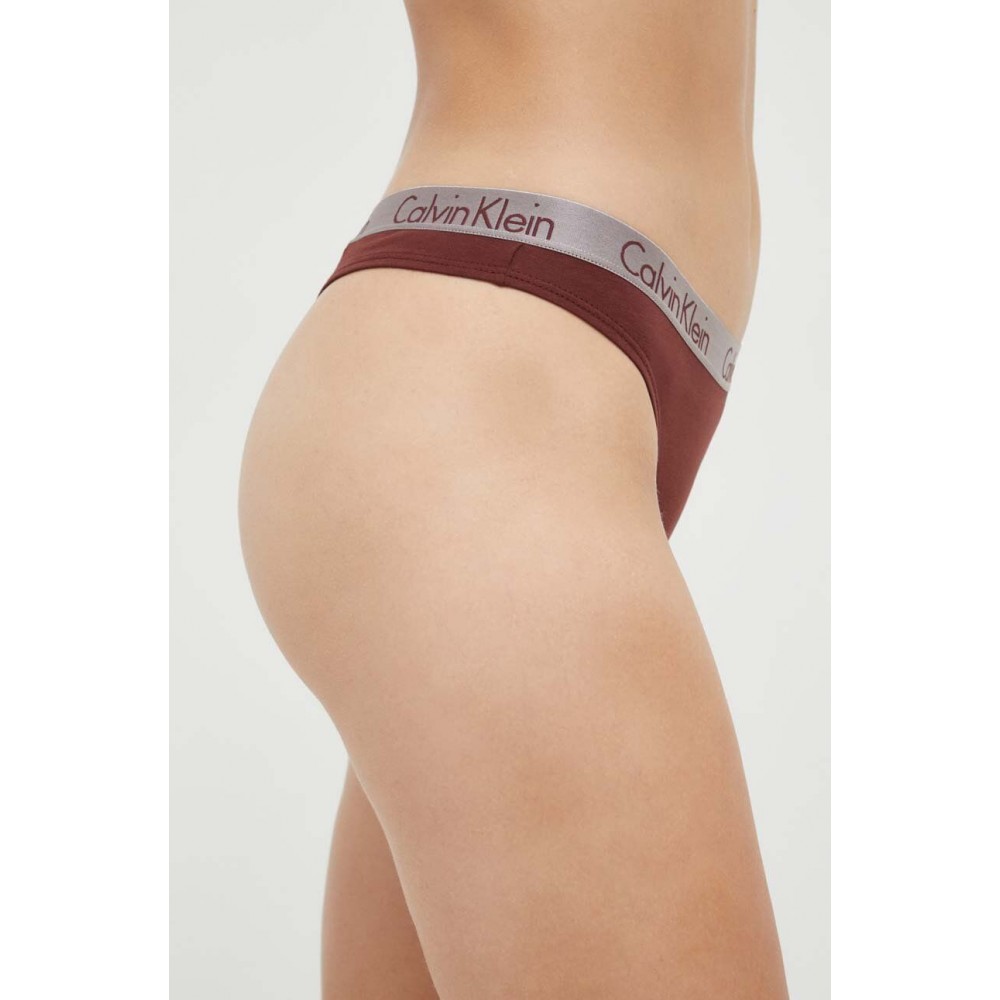 Calvin Klein 000QD3560E-IIL Thong 3PK, βαμβακερά κυλοτάκια στρινγκ σε συσκευασία των 3 τεμαχίων MULTI COLOR