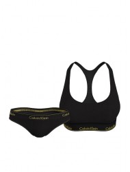 Γυναικείο Σετ Calvin Klein Underwear Gift Set με Κυλοτάκι String  000QF7453E-UB1, ΜΑΥΡΟ