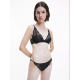 Calvin Klein Bikini 000QF6955E-UB1, Γυναικείο Κυλοτάκι Brasil από δαντέλα ΜΑΥΡΟ