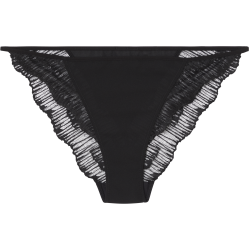 Calvin Klein Bikini 000QF6955E-UB1, Γυναικείο Κυλοτάκι Brasil από δαντέλα ΜΑΥΡΟ