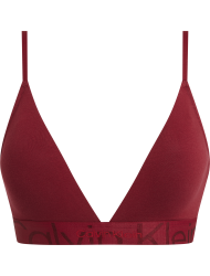 Γυναικείο Bralette Embossed Icon Calvin Klein 000QF6990E-XKG ΒΑΘΥ ΚΟΚΚΙΝΟ