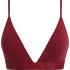 Γυναικείο Bralette Embossed Icon Calvin Klein 000QF6990E-XKG ΒΑΘΥ ΚΟΚΚΙΝΟ