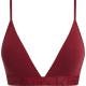 Γυναικείο Bralette Embossed Icon Calvin Klein 000QF6990E-XKG ΒΑΘΥ ΚΟΚΚΙΝΟ