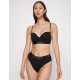 Γυναικείο Bralette Calvin Klein  000QF6991E-UB1 Push UP με ελαφριά ενίσχυση εσωτερικά ΜΑΥΡΟ