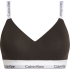 Γυναικείο Bralette Calvin Klein  000QF7030E-BCK Light Lined Bralette ΚΑΦΕ ΣΚΟΥΡΟ