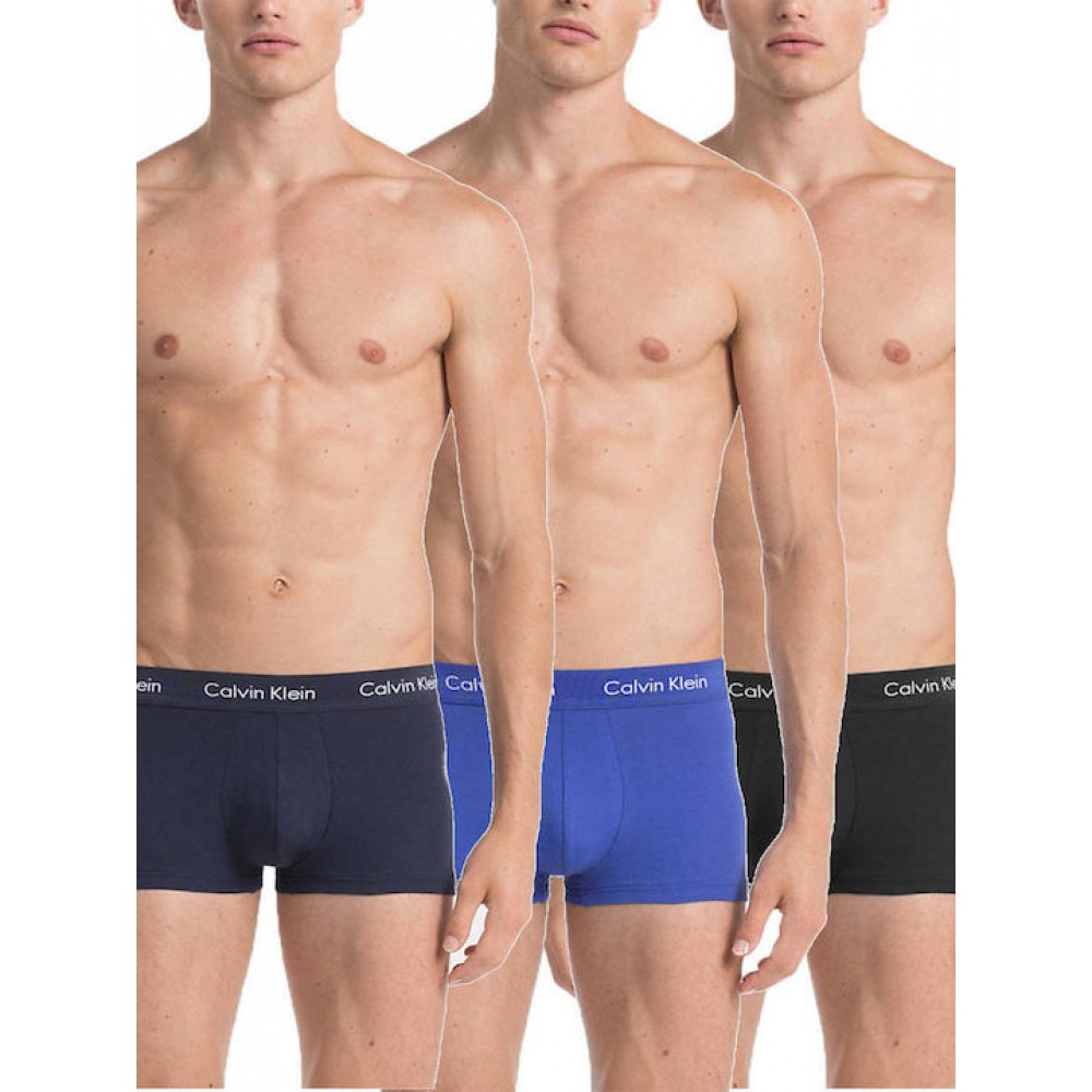 Ανδρικά Boxer Calvin Klein Low Rise Trunk 0000U2664G-4KU 3pack