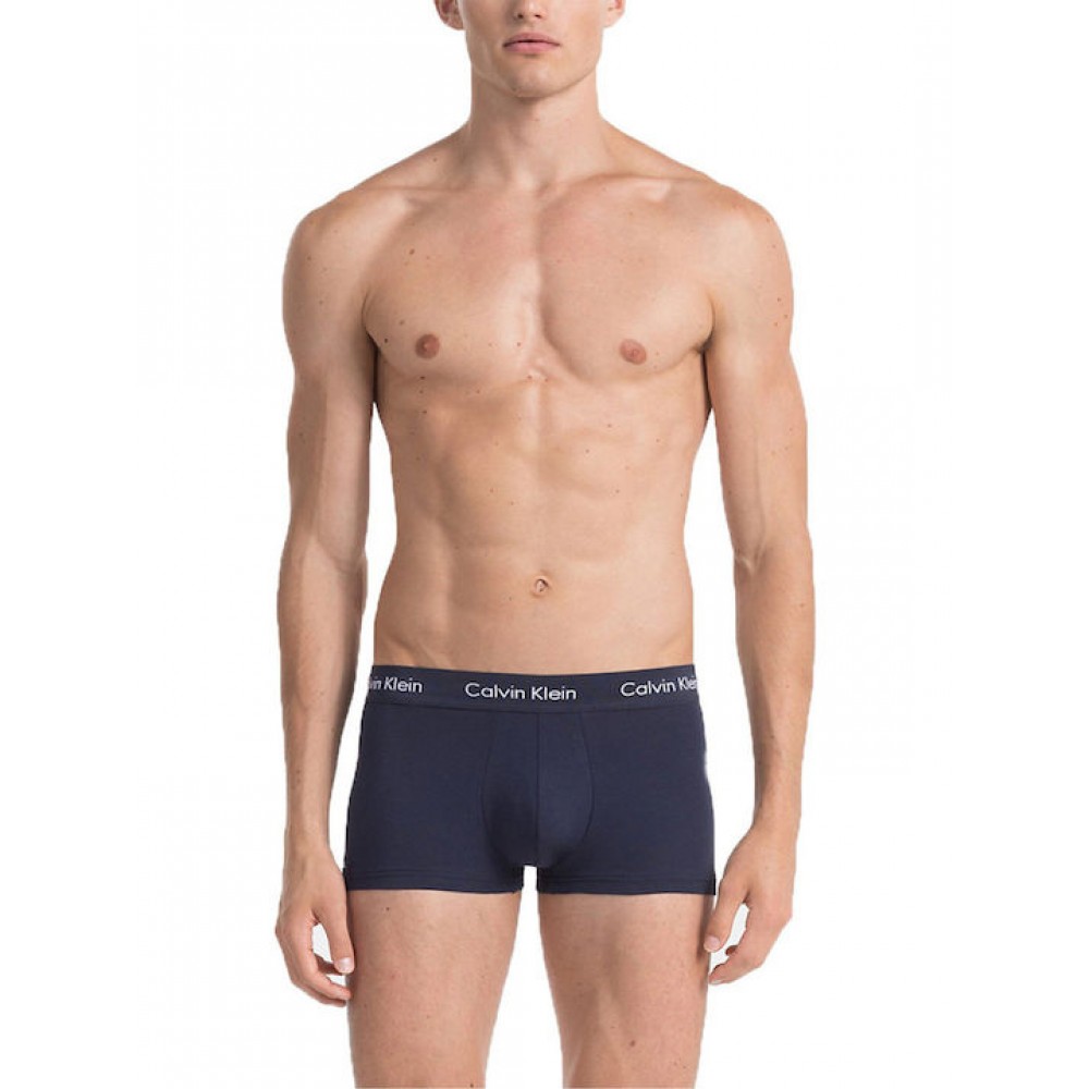 Ανδρικά Boxer Calvin Klein Low Rise Trunk 0000U2664G-4KU 3pack