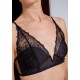 Calvin Klein Lightly Lined Plunge 000QF6797E-UB1 Γυναικείο Bralette χωρίς μπανέλα με ελαφριά επένδυση ΜΑΥΡΟ