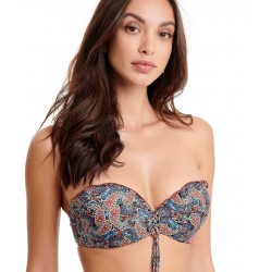 ERKA MARE 22351, Σουτιέν Μαγιό Strapless Push Up με ενίσχυση που αφαιρείται