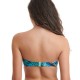 ERKA MARE 23551, Σουτιέν Μαγιό Strapless Push Up με ενίσχυση  ANIMAL BLUE