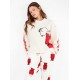 Gisela 2/20332, Γυναικεία Πυτζάμα Φούτερ Peanuts Snoopy, ΕΚΡΟΥ Gisela 2/20332, Γυναικεία Πυτζάμα Φούτερ Peanuts Snoopy, ΕΚΡΟΥ