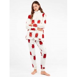 GISELA 2/20333, Γυναικεία Ρόμπα Fleece με φερμουάρ SNOOPY