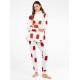 GISELA 2/20333, Γυναικεία Ρόμπα Fleece με φερμουάρ SNOOPY