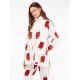 GISELA 2/20333, Γυναικεία Ρόμπα Fleece με φερμουάρ SNOOPY