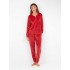 Gisela 2/20316, Γυναικείο Homewear  Microvelour Πουά, ΚΟΚΚΙΝΟ