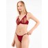 GISELA 2/10133, Γυναικεio ΣΕΤ εσωρούχων με Push Up σουτιέν, ΜΠΟΡΝΤΟ