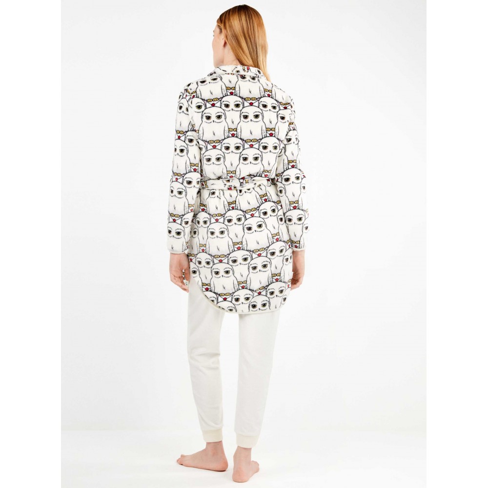 GISELA 2/20357, Γυναικεία Ρόμπα Fleece με κουμπιά και ζώνη HARRY POTTER