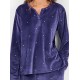 Gisela 2/20316, Γυναικείο Homewear  Microvelour Πουά, ΜΠΛΕ Gisela 2/20316, Γυναικείο Homewear  Microvelour Πουά, ΜΠΛΕ