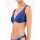 GISELA 2/10124T, Σουτιέν Push Up με μπανέλα, ΜΠΛΕ GISELA 2/10124T, Σουτιέν Push Up με μπανέλα, ΜΠΛΕ