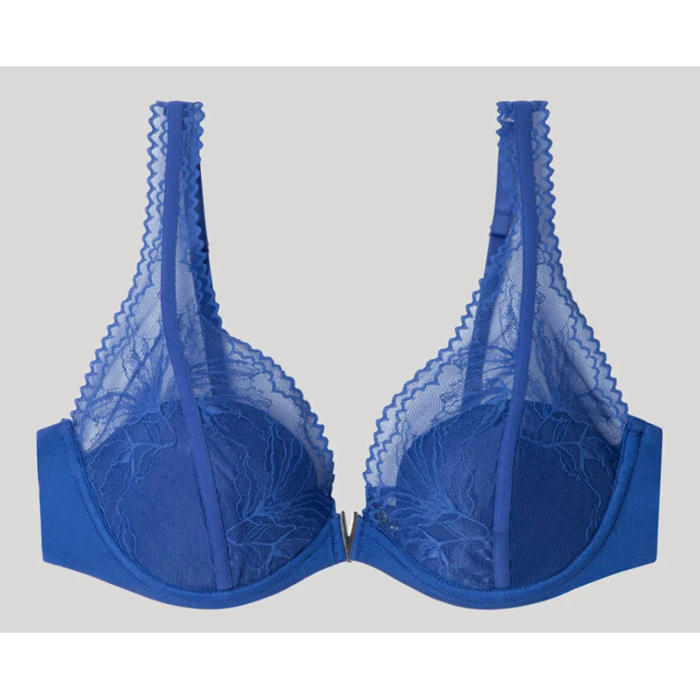 GISELA 2/10124T, Σουτιέν Push Up με μπανέλα, ΜΠΛΕ GISELA 2/10124T, Σουτιέν Push Up με μπανέλα, ΜΠΛΕ