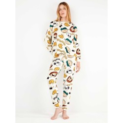 GISELA 2/20340, Γυναικεία FLEECE Πυτζάμα PEANUTS