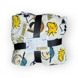 GISELA 2/50112, Κουβερτάκι FLEECE PEANUTS 190X155εκ. MULTI COLOR