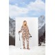Gisela 2/20458, Γυναικεία Ρόμπα Fleece Peanuts, Snoopy Εκρού