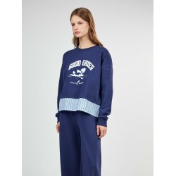 Gisela 2/20462, Γυναικεία Πυτζάμα Φούτερ Peanuts SNOOPY, ΜΠΛΕ