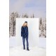 Gisela 2/20465, Γυναικεία Fleece ρόμπα SNOOPY,  ΜΠΛΕ ΣΚΟΥΡΟ