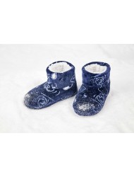 Gisela 2/50127, Γυναικείες Παντόφλες SNOOPY Fleece με γούνα, ΜΠΛΕ ΣΚΟΥΡΟ