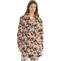 Gisela 2/20458, Γυναικεία Ρόμπα Fleece Peanuts, Snoopy Εκρού