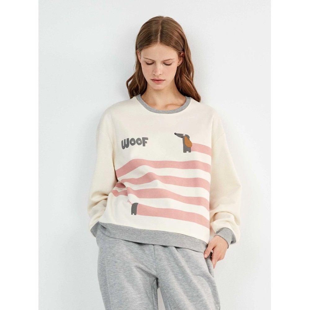 Gisela 2/20513, Γυναικεία Πυτζάμα Φούτερ Regular Fit