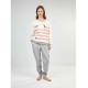 Gisela 2/20513, Γυναικεία Πυτζάμα Φούτερ Regular Fit