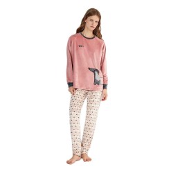 Gisela 2/20514, Γυναικεία Fleece Πυτζάμα "WOOF"