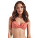 Γυναικείο Bikini Top Gisela 2/30025T προφορμαρισμένο με μπανέλα, TERRACOTA