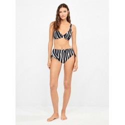 Gisela 2/30277B, Γυναικείο Bikini Bottom Ψηλόμεσο με πλήρη κάλυψη, ANIMAL PRINT