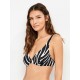Gisela 2/30276Τ,  Γυναικείο Top Bikini με μπανέλα, ANIMAL PRINT