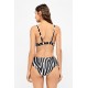 Gisela 2/30277B, Γυναικείο Bikini Bottom Ψηλόμεσο με πλήρη κάλυψη, ANIMAL PRINT