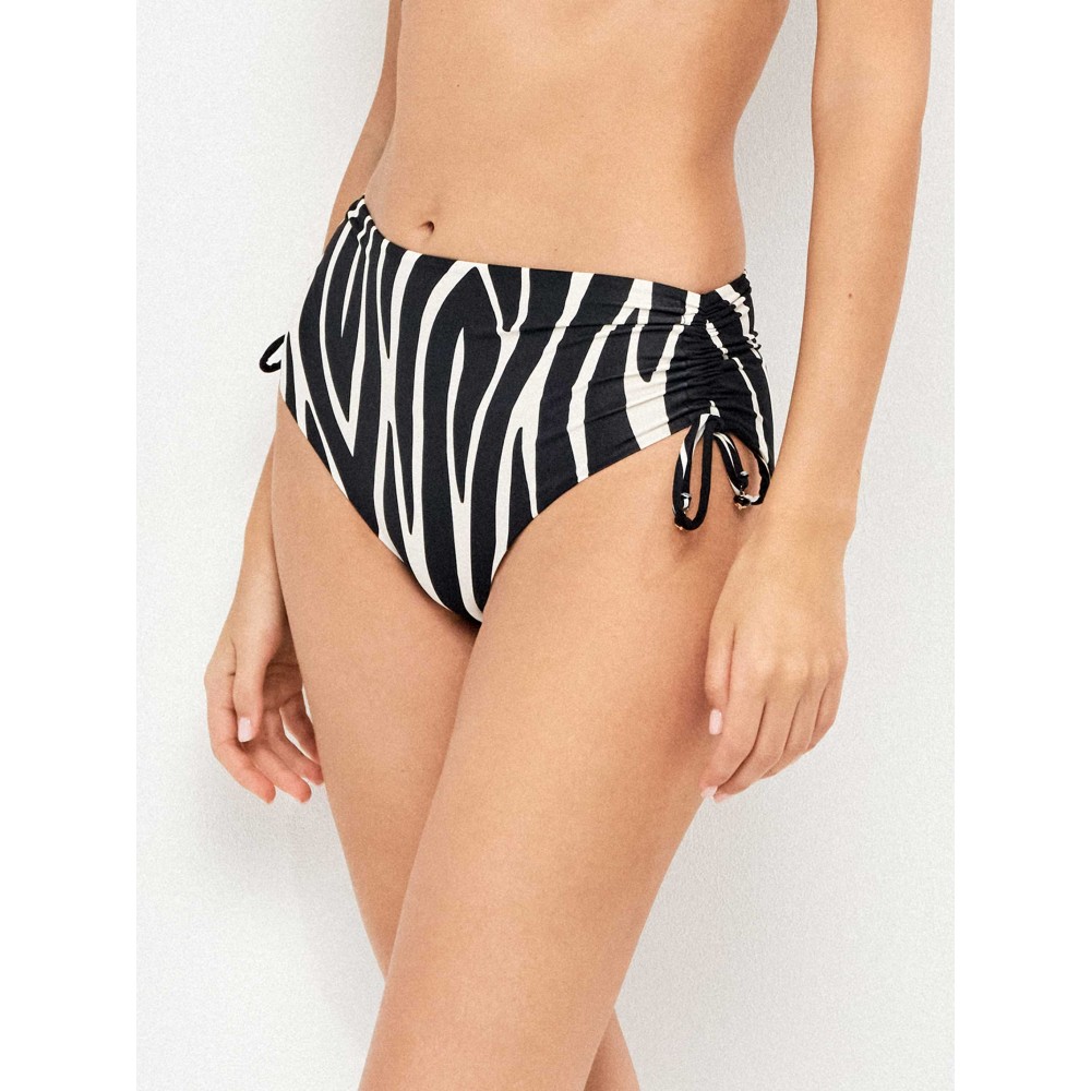 Gisela 2/30277B, Γυναικείο Bikini Bottom Ψηλόμεσο με πλήρη κάλυψη, ANIMAL PRINT