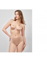 Gisela 1/10056-NUDO, Κυλοτάκι Ψηλόμεσο ελαφριάς σύσφιξης, χωρίς ραφές, ΜΠΕΖ