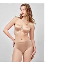 Gisela 1/10056-NUDO, Κυλοτάκι Ψηλόμεσο ελαφριάς σύσφιξης, χωρίς ραφές, ΜΠΕΖ