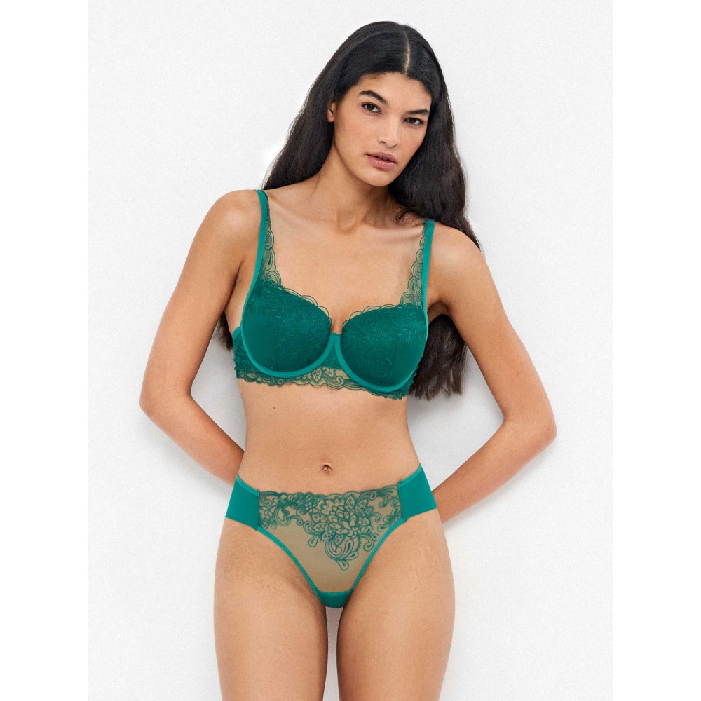 Gisela 2/10166, Γυναικείο Σετ Εσωρούχων Push Up, ΠΡΑΣΙΝΟ