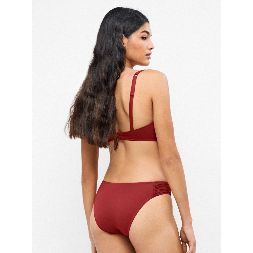 Gisela 2/30415B, Γυναικείο Bikini Bottom με κανονική κάλυψη, ΜΠΟΡΝΤΟ