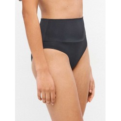 Gisela 2/30425B, Γυναικείο Bikini Bottom Ψηλόμεσο με φάσα, ΜΑΥΡΟ