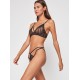 Γυναικείο Σετ Gisela 3/0346 σε στυλ Bralette και κυλοτάκι με κοψίματα ΜΑΥΡΟ